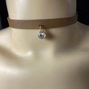 Brown Choker Necklace